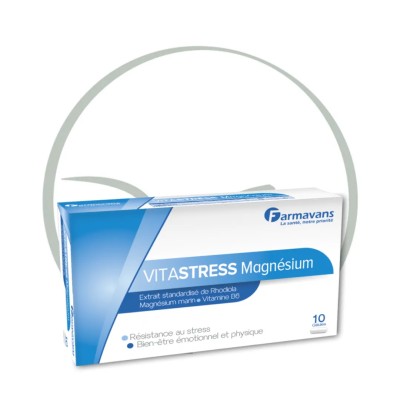 FARMAVANS VITASTRESS MAGNESIUM 10 GELULES