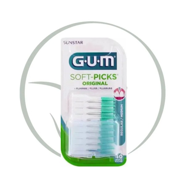 GUM SOFT-PICKS BROSSETTES REGULAR X40 632