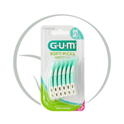 GUM SOFT PICKS ADVANCED BÂTONNET INTERDENTAIRE 650