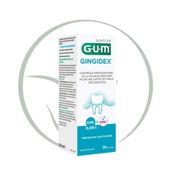 GUM GINGIDEX BAIN DE BOUCHE 300ML