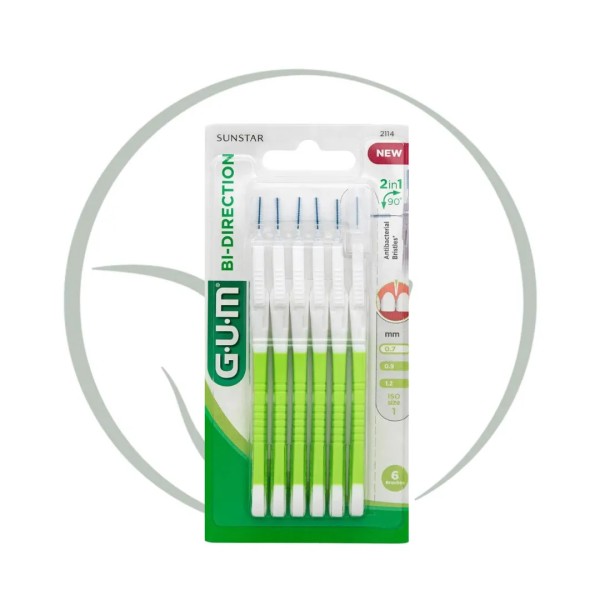 GUM BI DIRECTION BROSSETTE INTERDENTAIRE 0.7MM 2114