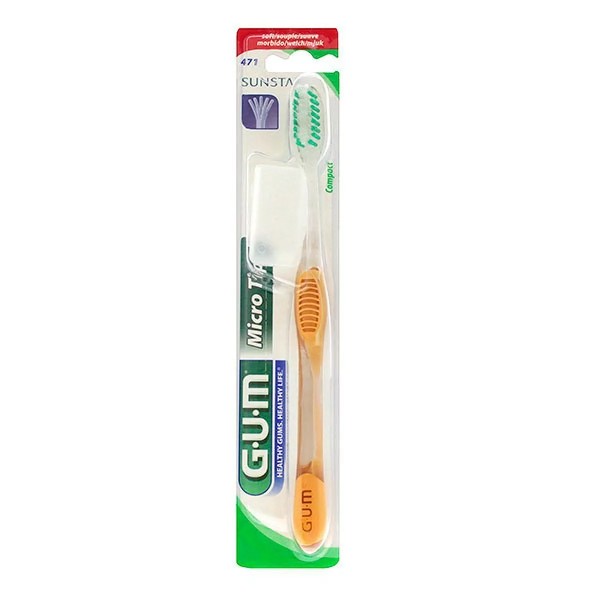 GUM MICRO TIP BROSSE A DENTS SOUPLE 471