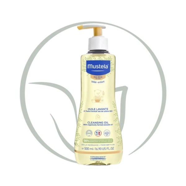 MUSTELA HUILE LAVANTE A L'AVOCAT BIO 500ML