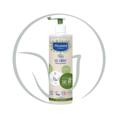 MUSTELA BIO GEL LAVANT CHEVEUX ET CORPS 400ML