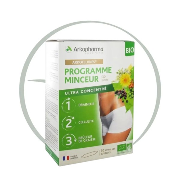 ARKOPHARMA PROGRAMME MINCEUR BIO 30 AMPOULES
