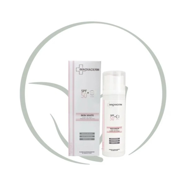 INNOVADERM SKIN WHITE FOND DE TEINT MINERAL SPF 50+ IVORY 01 30 ML