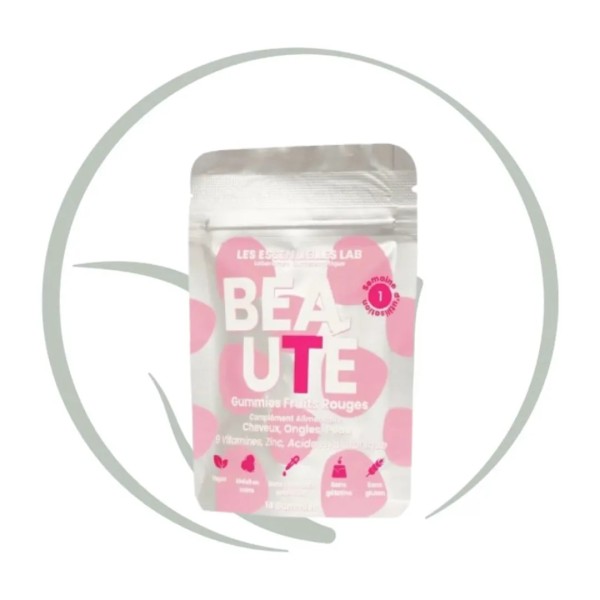 LES ESSENTIELLES LAB BEAUTÉ GUMMIES FRUITS ROUGES 14 GUMMIES