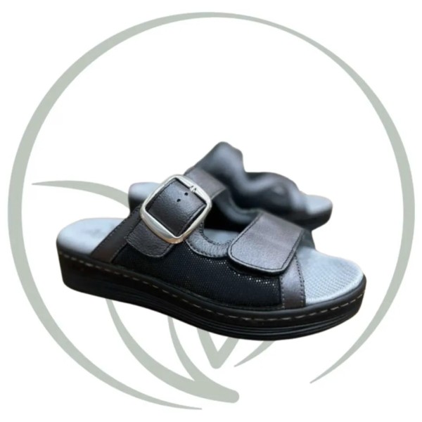 STI LIGHT SABOTS ORTHOPEDIQUE FS011HL NOIR CROCO - Femme