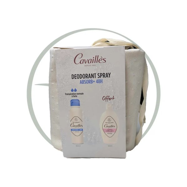 ROGE CAVAILLES DEODORANT SPRAY ABSORB+ 48H + L'INTIME EXTRA-DOUX 50ML OFFERT