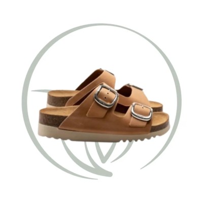 SCHOLL ILARY 2 STRAPS AD COGNAC