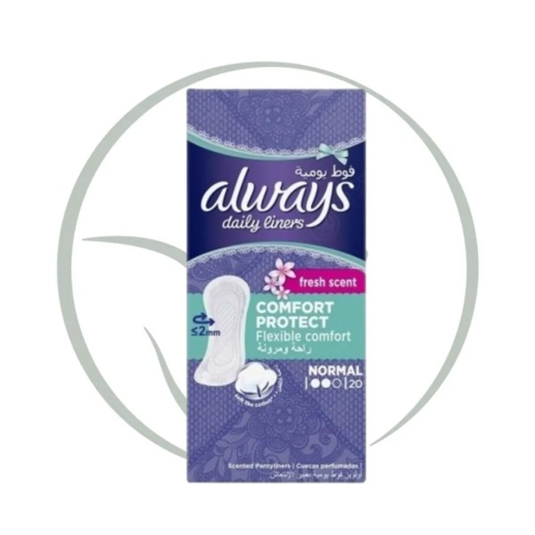 ALWAYS PROTEG SLIP NORMAL FRESH -20PIECES