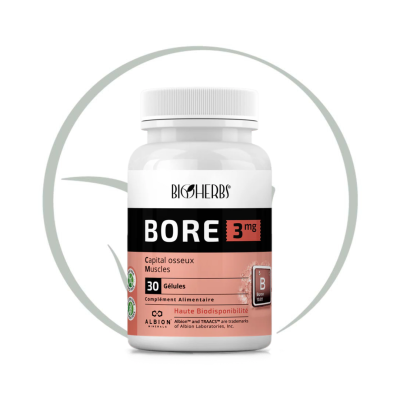 BIOHERBS BORE 3MG 30 GÉLULES