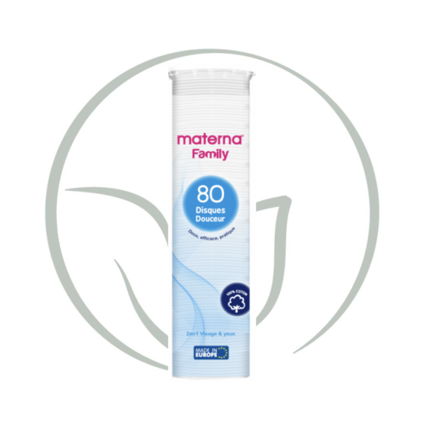 MATERNA DISQUES DÉMAQUILLANTS 80 PIÈCES
