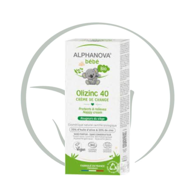 ALPHANOVA BEBE BIO OLIZINC 40 CREME DE CHANGE BIO 50G