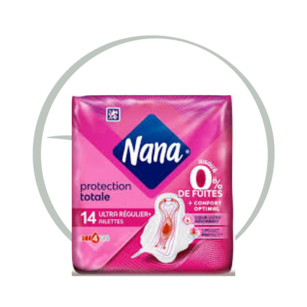 NANA V-PROTECTION ULTRA SERVIETTES HYGIENIQUES AVEC AILES 20 PIECES