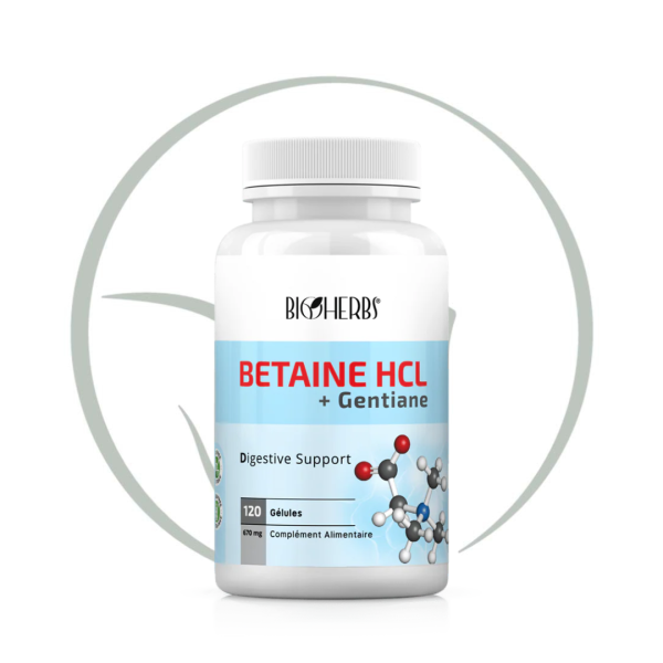 BIOHERBS BETAINE HCL 120 GELULES