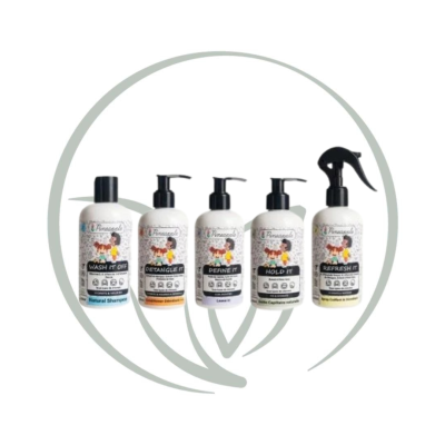 PINEAPPLE GAMME COMPLETE KIDS POUR CHEVEUX BOUCLES – 5 PRODUITS