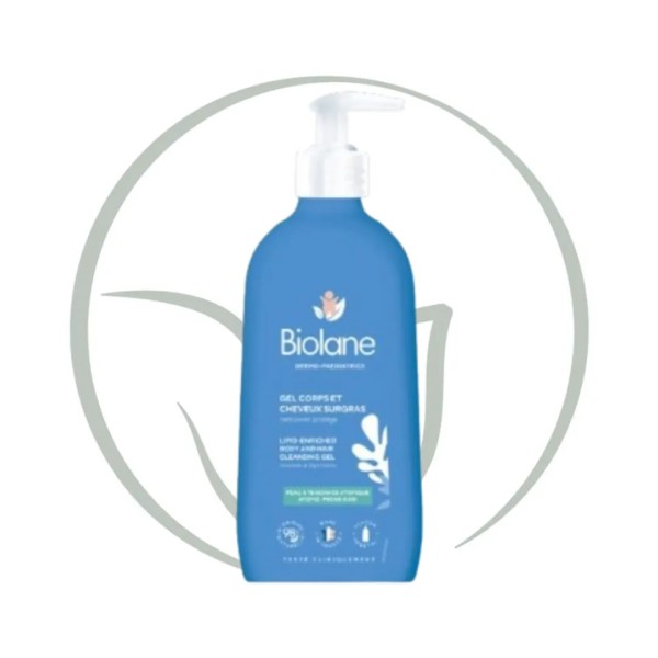 BIOLANE DERMO-PAEDIATRICS GEL CORPS ET CHEVEUX SURGRAS 350ML