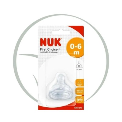 NUK First Choice+ Tetine M 0-6 Mois