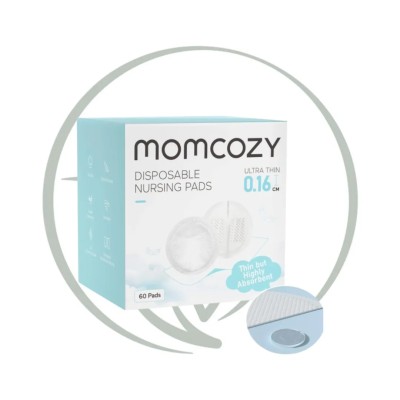 MOMCOZY 60 COUSSINETS D’ALLAITEMENT JETABLES ULTRA-FINS