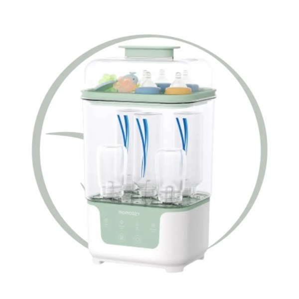 MOMCOZY STERILISATEUR ET SECHE BIBERONS 4-EN-1