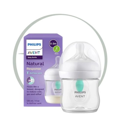 AVENT BIBERON NATURAL RESPONSE ANTI COLIQUE 125ML SCY670/01
