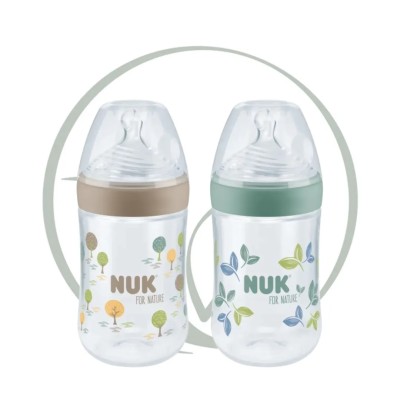 NUK BIBERON FOR NATURE TEMPERATURE CONTROL 0M+ 260ML