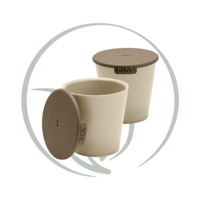 BIBS SET CUP VANILLA LOT DE 2