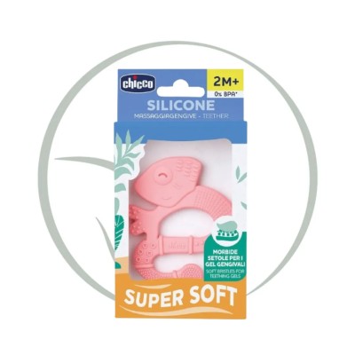 CHICCO ANNEAU DE DENTITION SOFT ET CLEAN IGUANE +2M