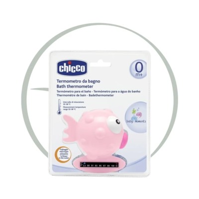 CHICCO THERMOMETRE DE BAIN ROSE FISH