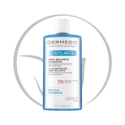 DERMEDIC CAPILARTE SHAMPOOING SEBU BALANCE CHEVEUX GRAS 300ML