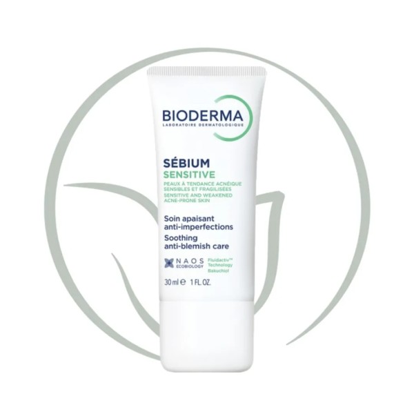 BIODERMA SEBIUM SENSITIVE SOIN APAISANT ANTI IMPERFECTION 30ML
