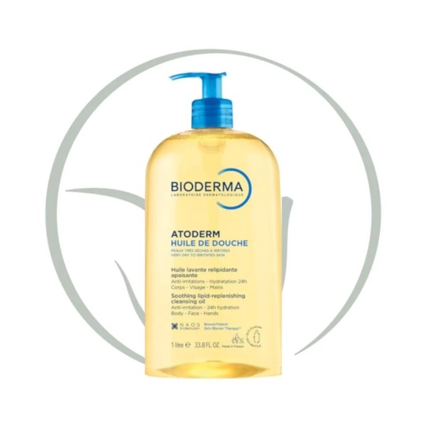 BIODERMA ATODERM HUILE DE DOUCHE 1L