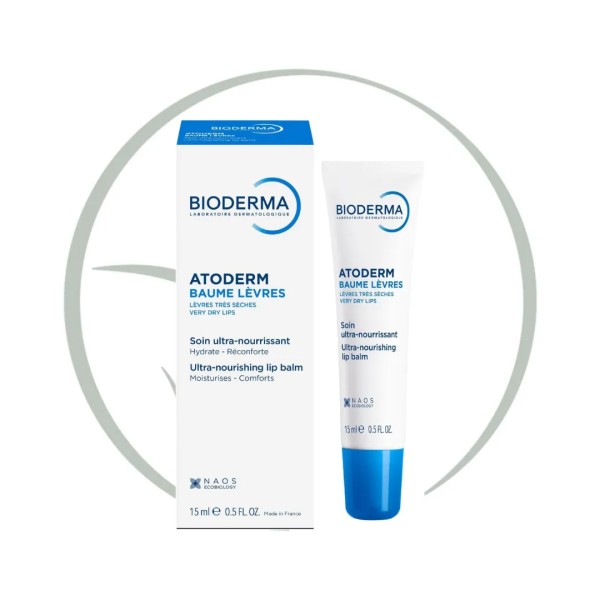 BIODERMA ATODERM BAUME REPARATEUR LEVRES 15ML