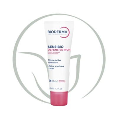 BIODERMA SENSIBIO DEFENSIVE RICH CREME ACTIVE APAISANTE 40ML