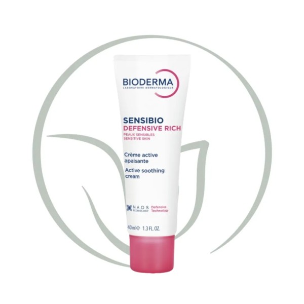 BIODERMA SENSIBIO DEFENSIVE RICH CREME ACTIVE APAISANTE 40ML