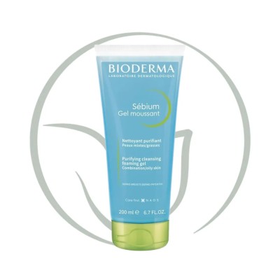 BIODERMA SEBIUM GEL MOUSSANT PURIFIANT TUBE 200ML