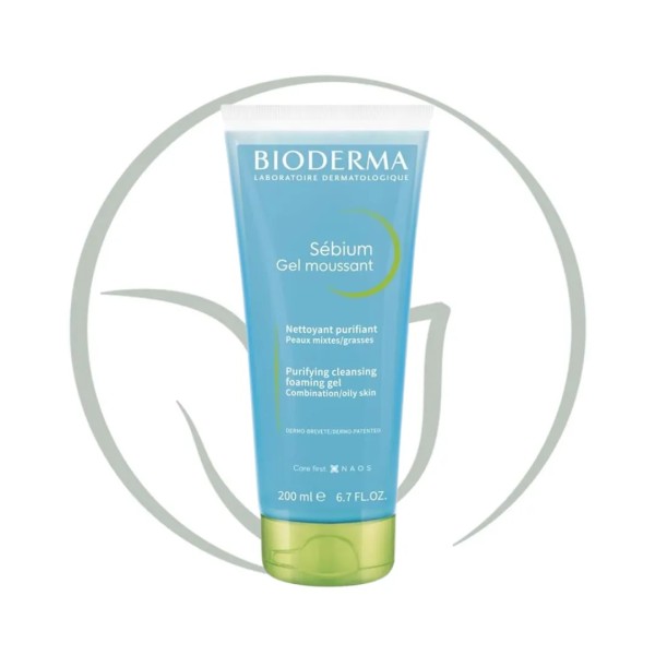 BIODERMA SEBIUM GEL MOUSSANT PURIFIANT TUBE 200ML