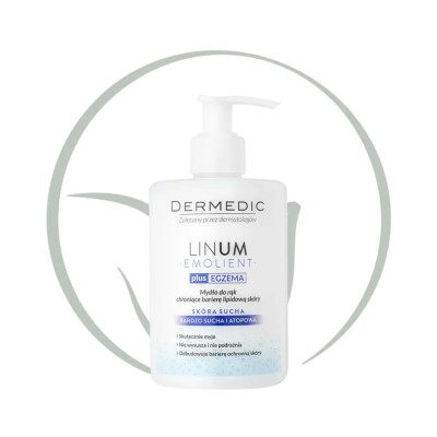DERMEDIC LINUM EMOLLIENT SAVON A MAINS ANTI BACTERIEN 300ML