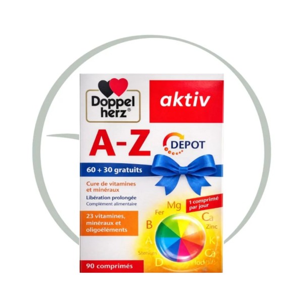 AKTIV PACK A-Z ACTION DURABLE 2+1 GRATUIT 90 COMPRIMES