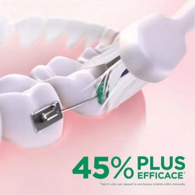 GUM SONIC ORTHO BROSSE À DENTS ÉLECTRIQUE SOUPLE 4102