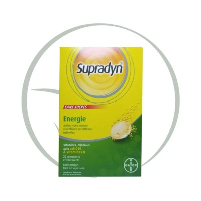 SUPRADYN ÉNERGIE EFFERVESCENTS 20 COMPRIMÉS