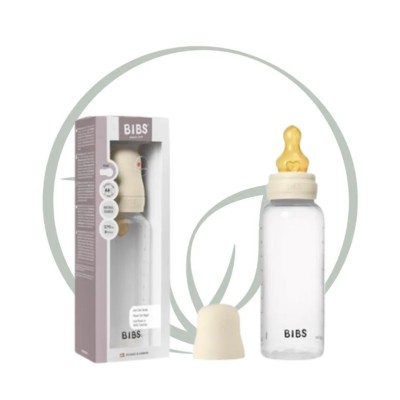 BIBS BIBERON EN VERRE BLUSH SET COMPLET 0M+ 225ML