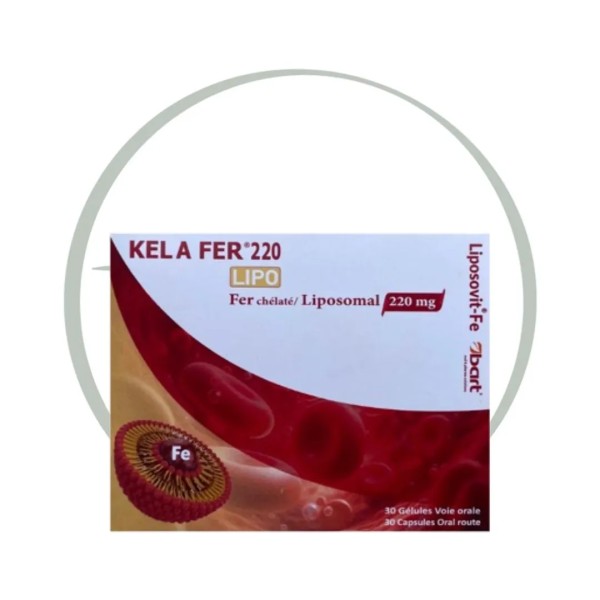 XEN KELA FER 220 LIPO MG 30 GELULES