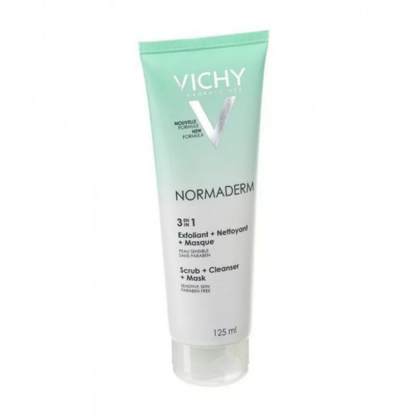 VICHY NORMADERM 3 EN 1 EXFOLIANT + NETTOYANT + MASQUE