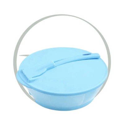 BABYTIME - ASSIETTE AVEC CUILLERE BT221 BLEU