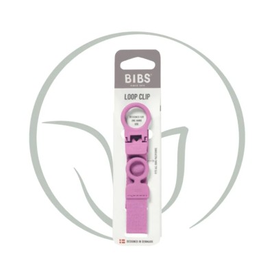 BIBS ATTACHE TETINE LOOP BUBBLEGUM