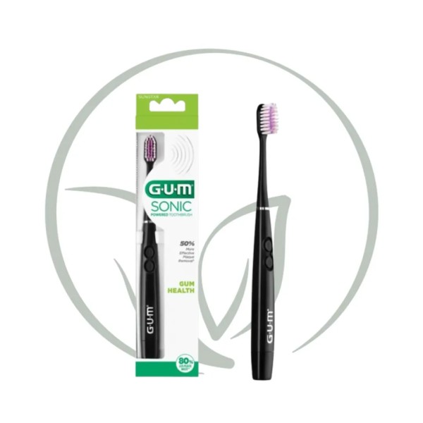 GUM SONIC DAILY BROSSE A DENTS SOUPLE COULEUR NOIRE REF 4100