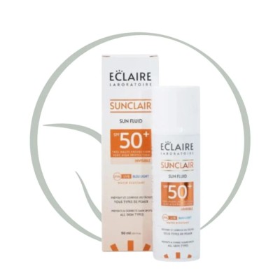 ECLAIRE SUNCLAR ECRAN FLUIDE INVISIBLE ANTI TACHES SPF 50+ 50ML