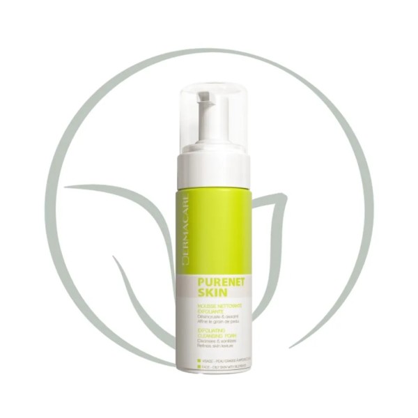 DERMACARE PURENET SKIN MOUSSE NETTOYANTE EXFOLIANTE 150 ML